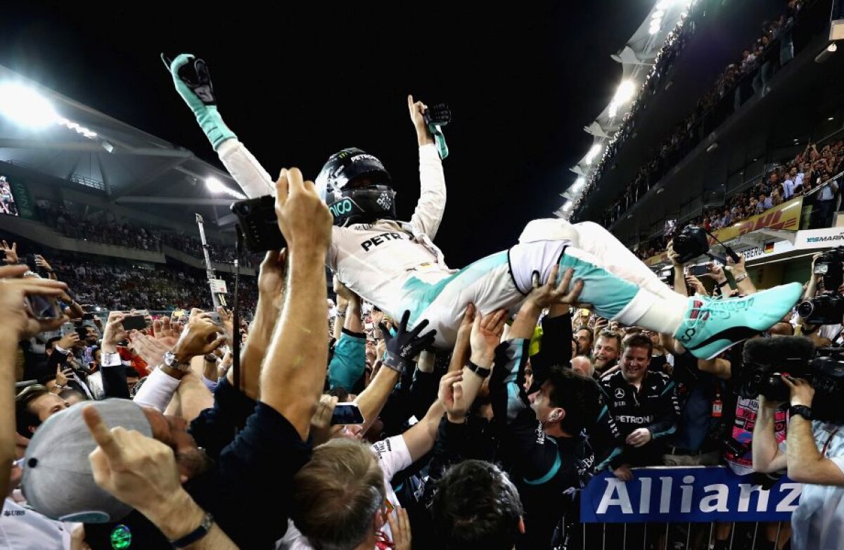 GALERIE FOTO Regele a murit, trăiască regele! Rosberg devine noul campion mondial din Formula 1!