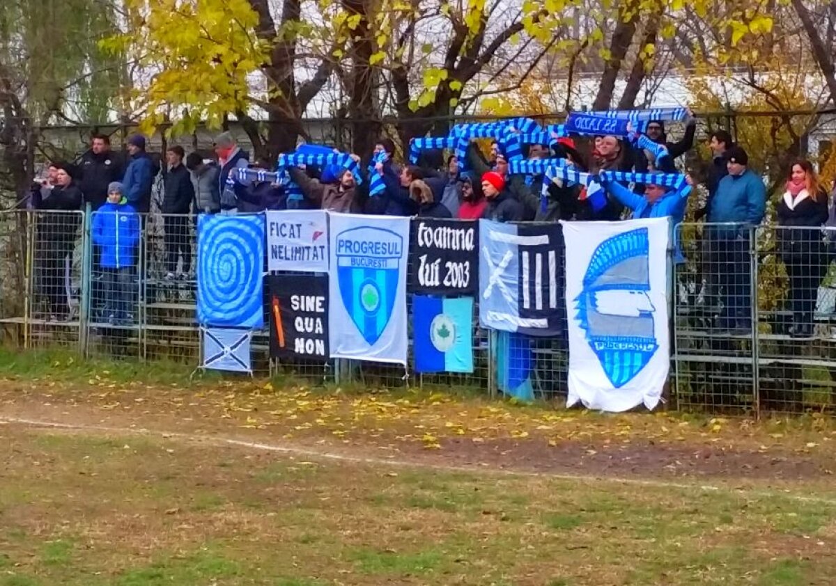 VIDEO+FOTO Reportaj cu singura galerie organizată din Liga a 4-a bucureșteană » Cum au ajuns vorbele lui Hagi virale printre ultrași + Legea Dragomir a pus probleme suporterilor