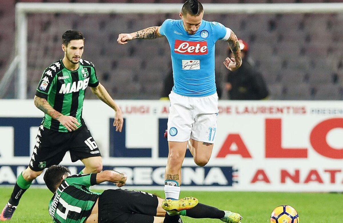 FOTO şi VIDEO » Meci de coșmar pentru Tătărușanu, în poarta Fiorentinei! Portarul român a încasat trei goluri în 20 de minute » Napoli a remizat cu Sassuolo, într-o partidă în care Chiricheş a fost integralist