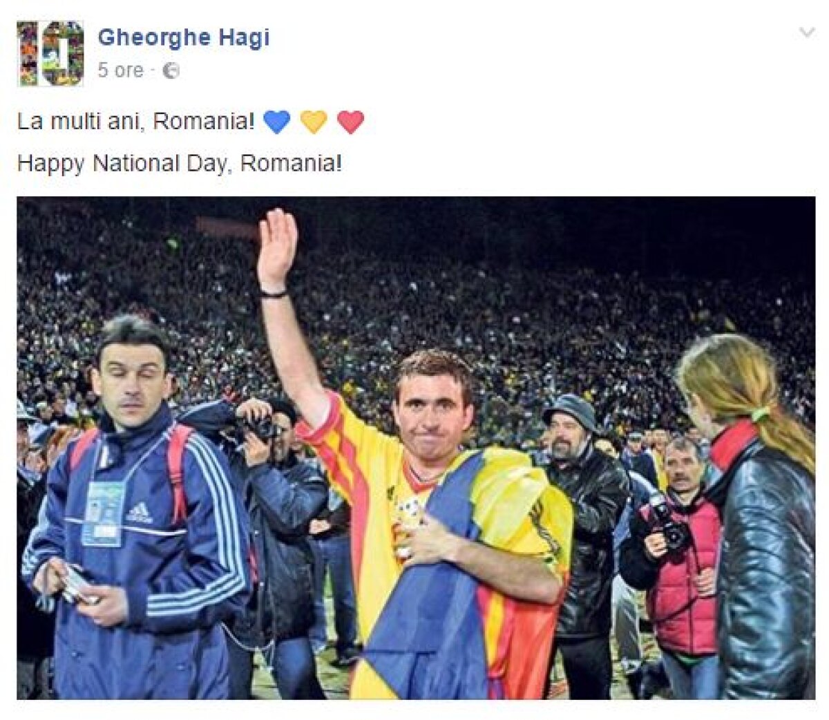 GALERIE FOTO La mulți ani, România! Mesajele emoționante transmise de marii campioni români