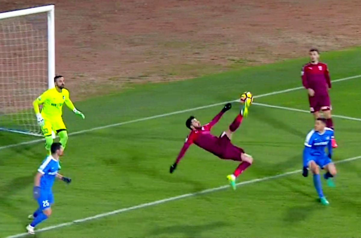 VIDEO + FOTO Un fundaș a marcat unul dintre cele mai frumoase goluri din Liga 1 în acest sezon: "Am mai înscris așa când eram atacant la Liga a 3-a"