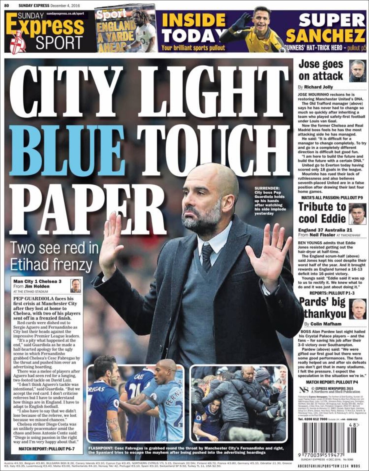 Ce scriu azi ziarele de sport din lume (4 decembrie 2016)