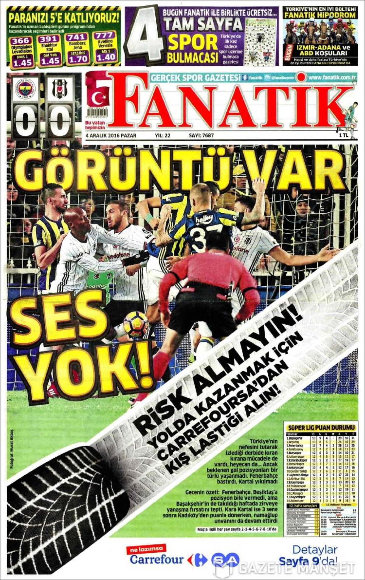 Ce scriu azi ziarele de sport din lume (4 decembrie 2016)