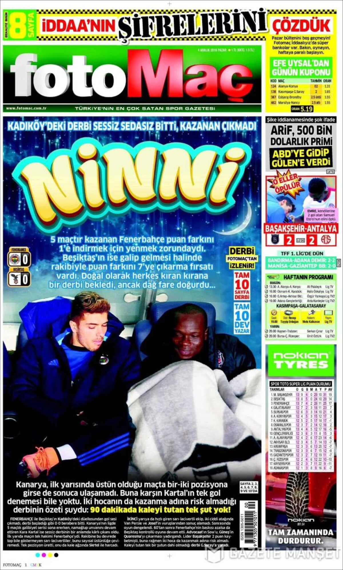 Ce scriu azi ziarele de sport din lume (4 decembrie 2016)