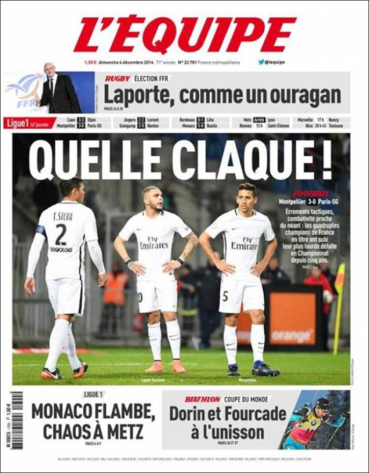 Ce scriu azi ziarele de sport din lume (4 decembrie 2016)