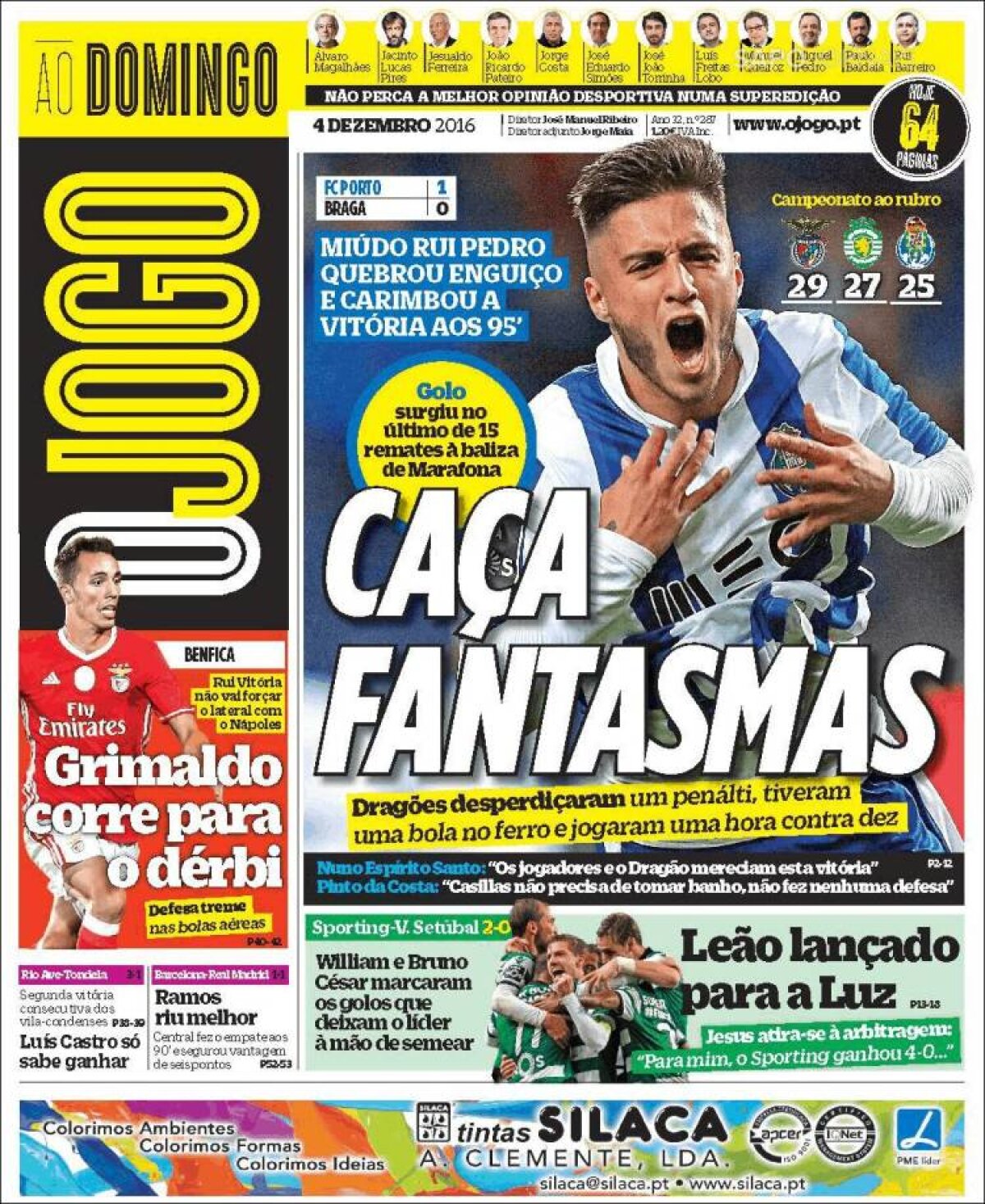 Ce scriu azi ziarele de sport din lume (4 decembrie 2016)