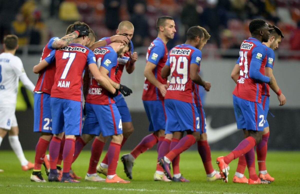 FOTO și VIDEO Steaua revine pe primul loc » Victorie fără emoții cu Pandurii 