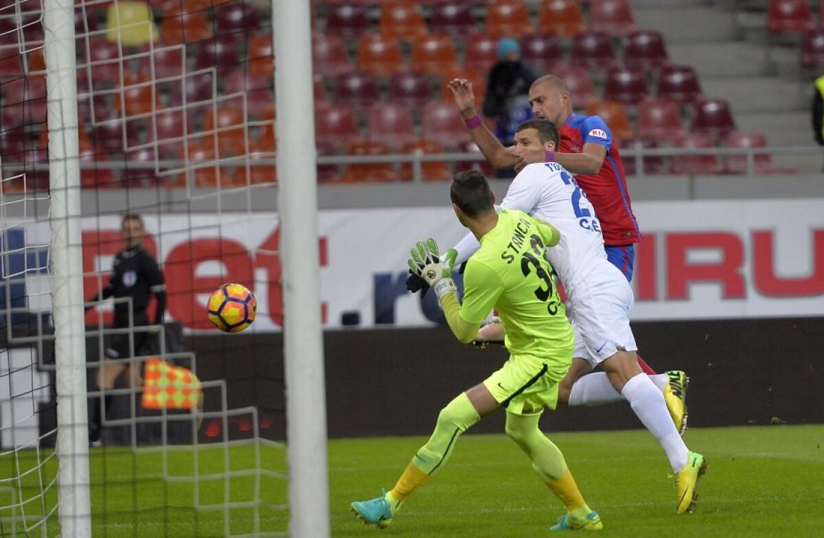 FOTO și VIDEO Steaua revine pe primul loc » Victorie fără emoții cu Pandurii 