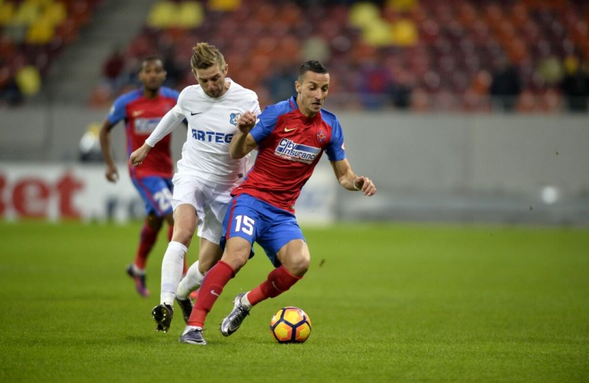 FOTO și VIDEO Steaua revine pe primul loc » Victorie fără emoții cu Pandurii 