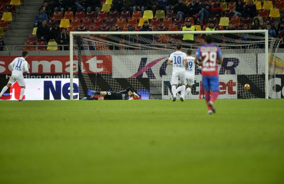 FOTO și VIDEO Steaua revine pe primul loc » Victorie fără emoții cu Pandurii 