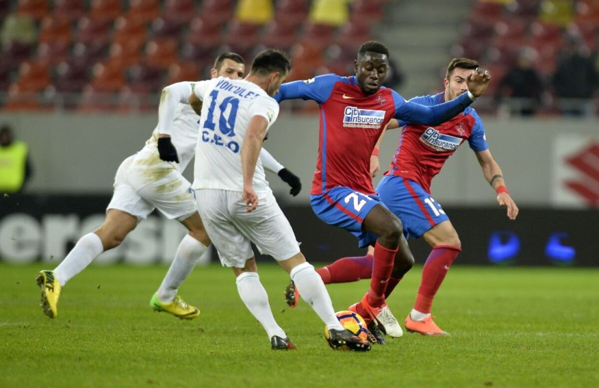 FOTO și VIDEO Steaua revine pe primul loc » Victorie fără emoții cu Pandurii 