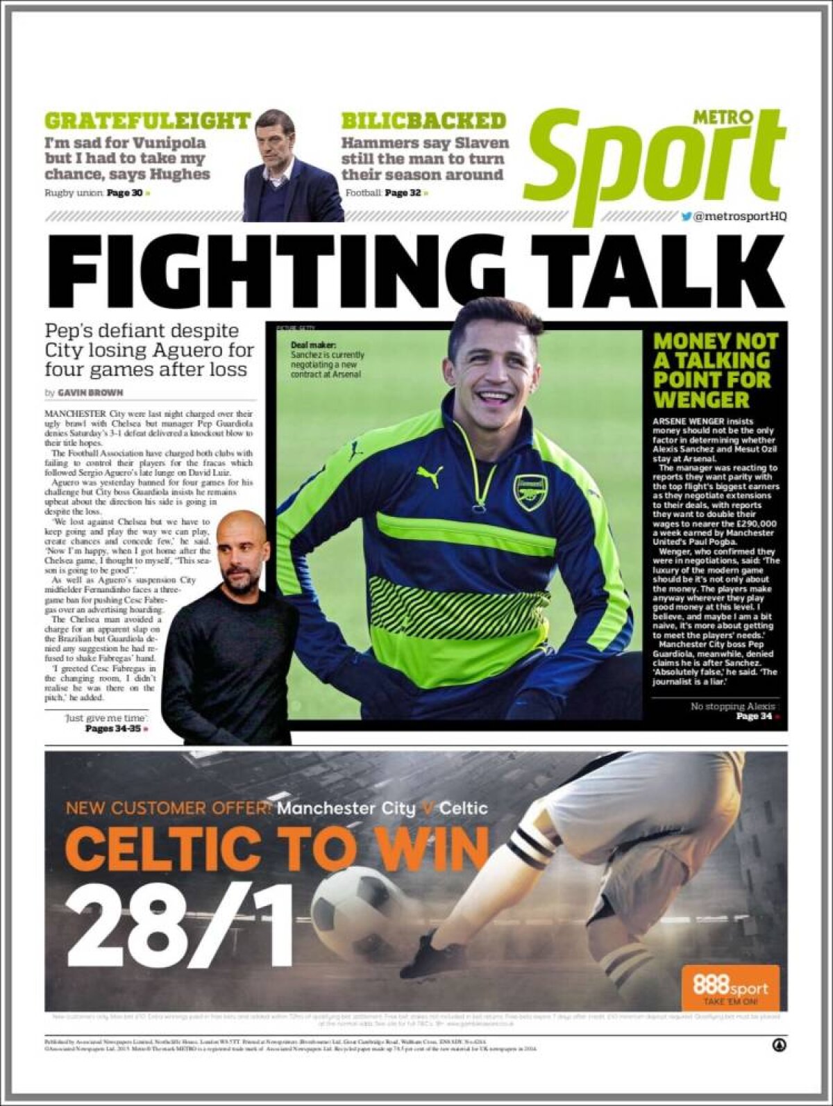 Ce scriu azi ziarele de sport din lume (6 decembrie 2016)