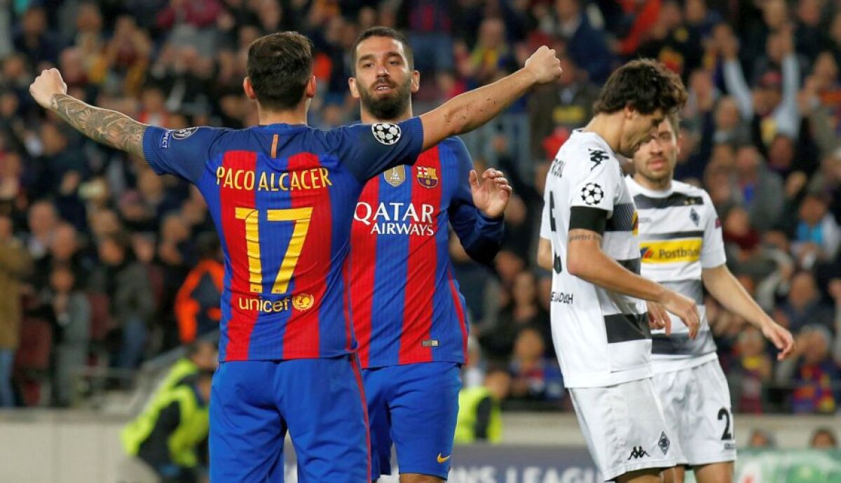  VIDEO și FOTO » Seară plină de goluri în Liga Campionilor » Spectacol cu Barcelona, Arsenal și Dinamo Kiev