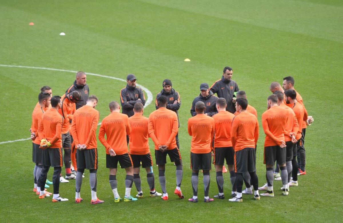 FOTO Steliștii au efectuat antrenamentul oficial înaintea duelului decisiv cu Villarreal » Reghecampf a fost în formă mare 