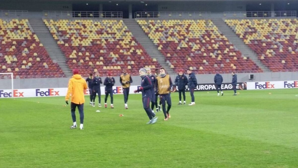 VIDEO+FOTO Primele imagini cu antrenamentul oficial al Romei de pe Arena Națională