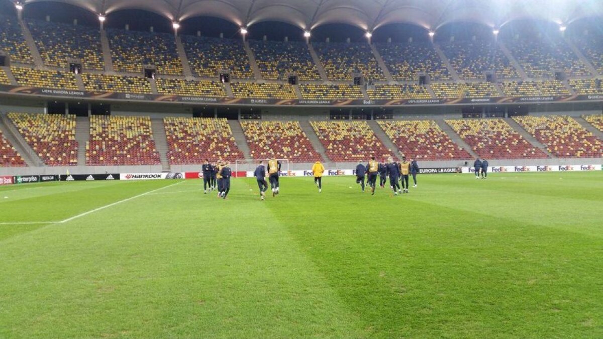 VIDEO+FOTO Primele imagini cu antrenamentul oficial al Romei de pe Arena Națională