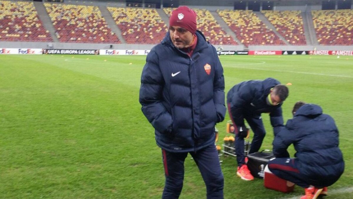 VIDEO+FOTO Primele imagini cu antrenamentul oficial al Romei de pe Arena Națională