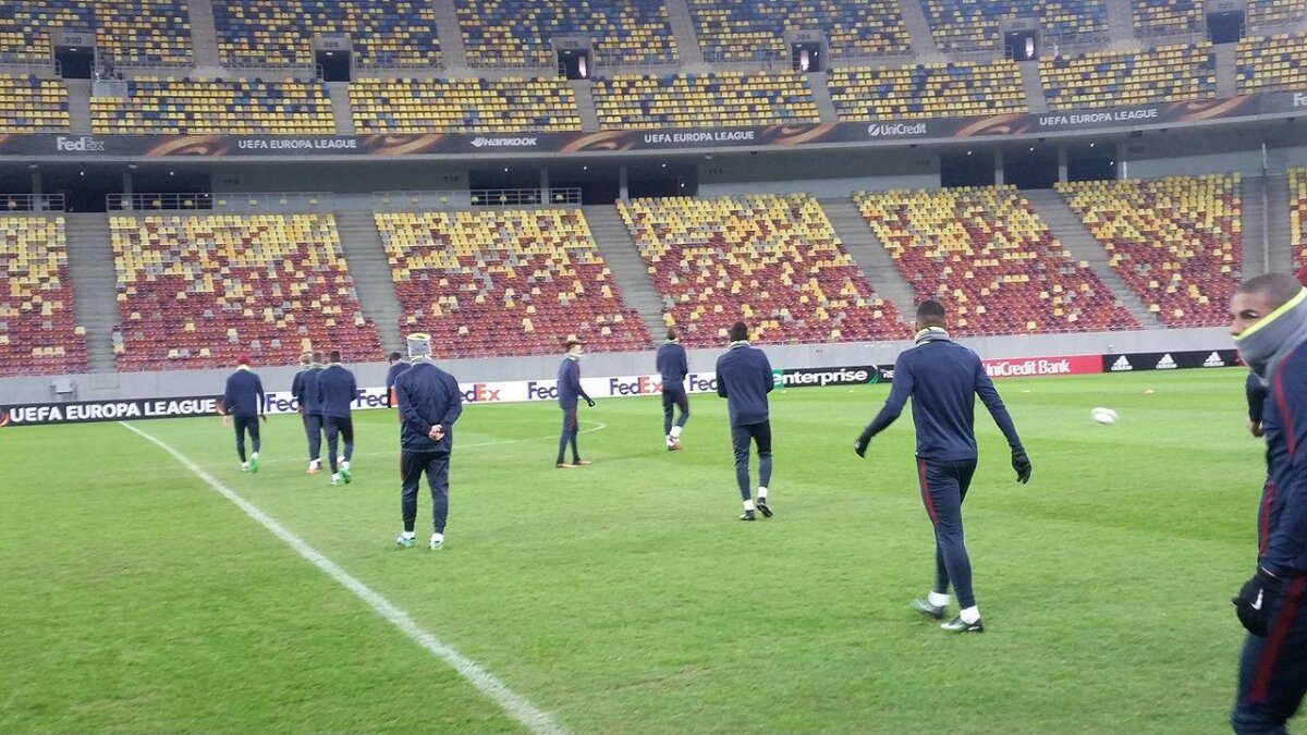 VIDEO+FOTO Primele imagini cu antrenamentul oficial al Romei de pe Arena Națională