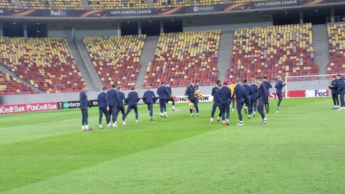 VIDEO+FOTO Primele imagini cu antrenamentul oficial al Romei de pe Arena Națională