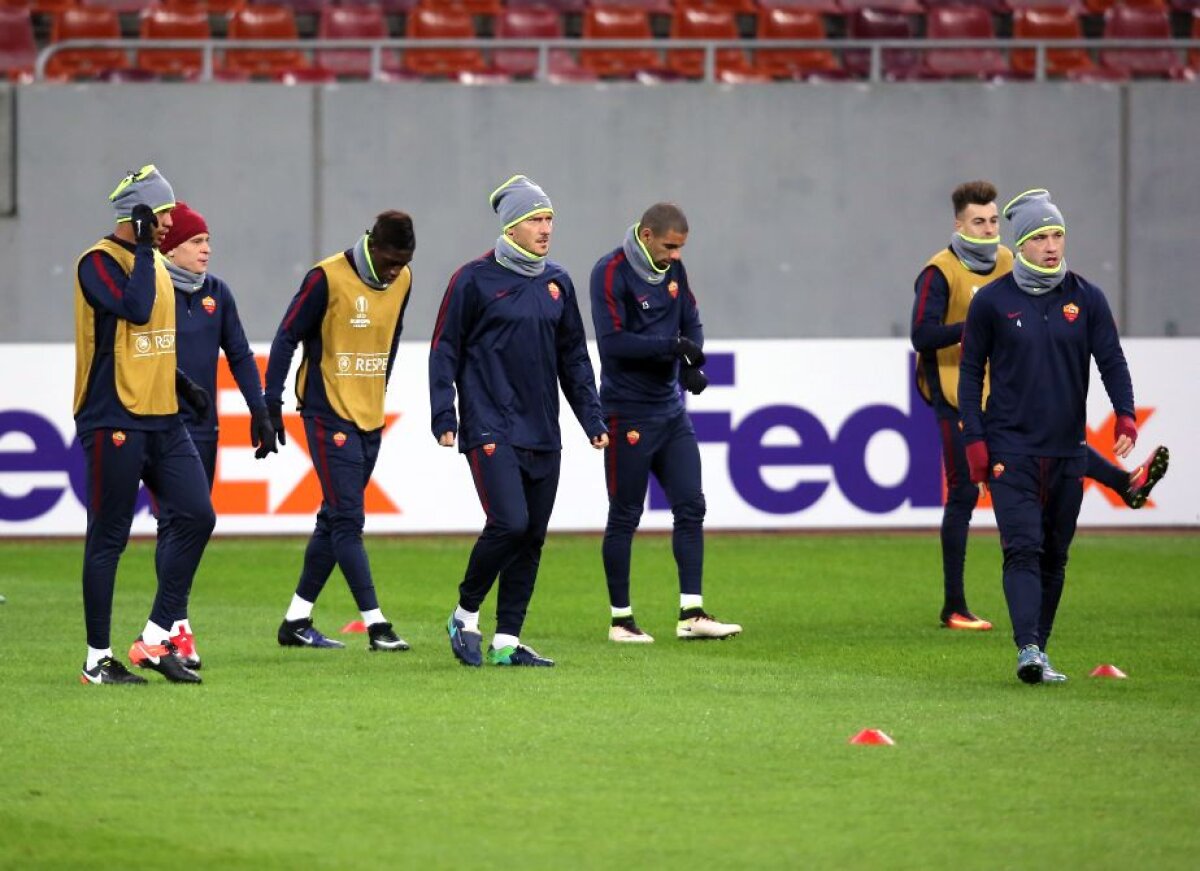 VIDEO+FOTO Primele imagini cu antrenamentul oficial al Romei de pe Arena Națională