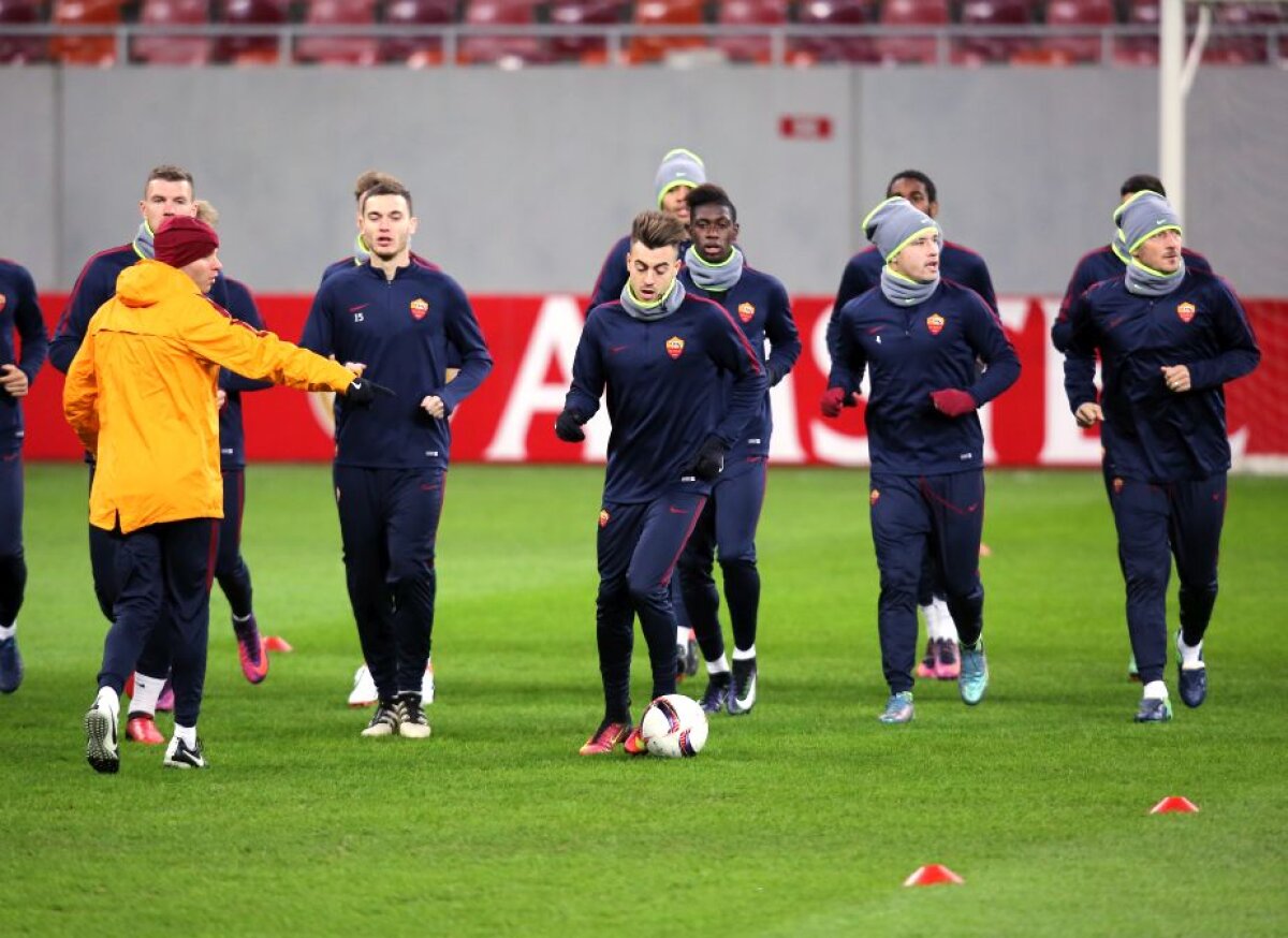 VIDEO+FOTO Primele imagini cu antrenamentul oficial al Romei de pe Arena Națională