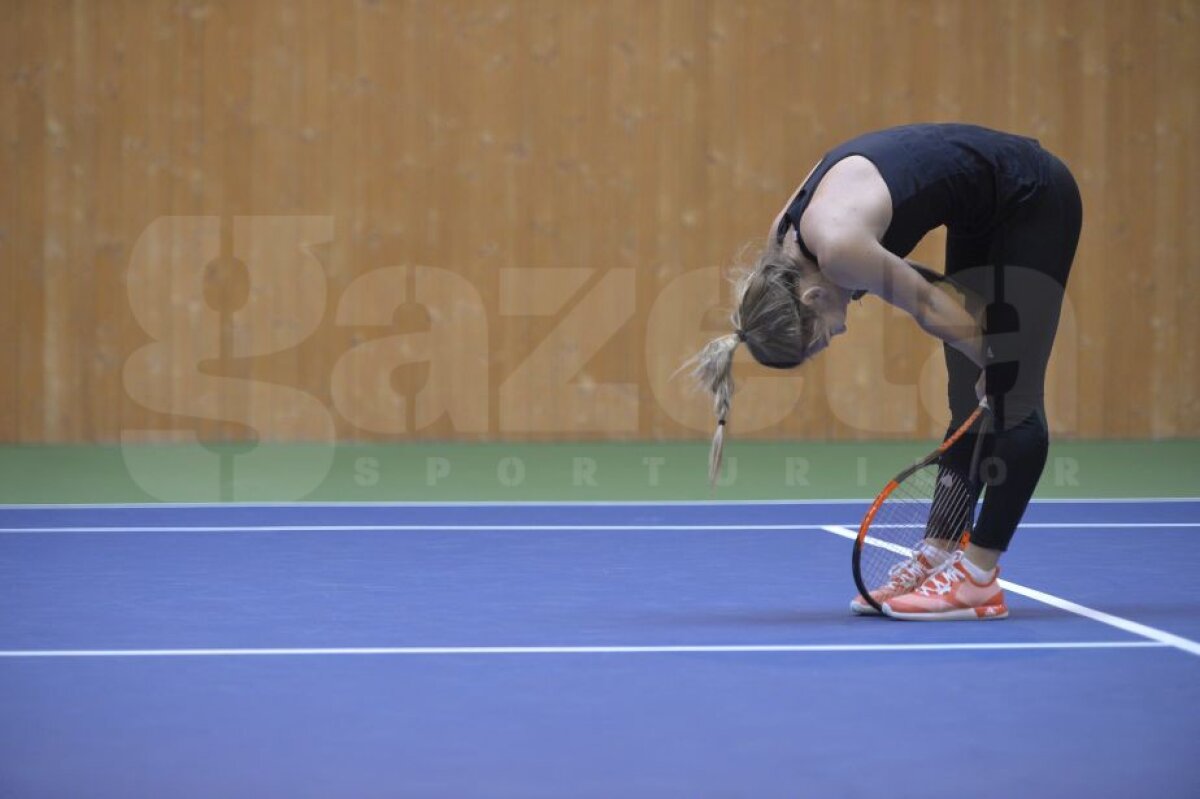 GALERIE FOTO Imagini din antrenamentul Simonei Halep de la Izvorani! Românca trage tare pentru a cuceri primul ei trofeu de Grand Slam