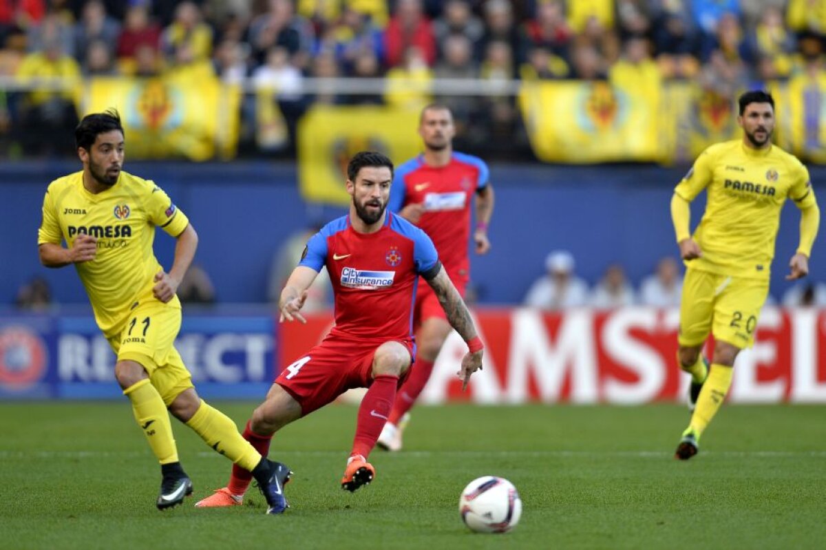 FOTO și VIDEO Meci dramatic pe El Madrigal! Steaua pierde în Spania și ratează calificarea în primăvara europeană la un gol