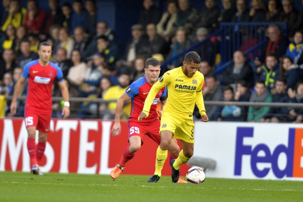 FOTO și VIDEO Meci dramatic pe El Madrigal! Steaua pierde în Spania și ratează calificarea în primăvara europeană la un gol