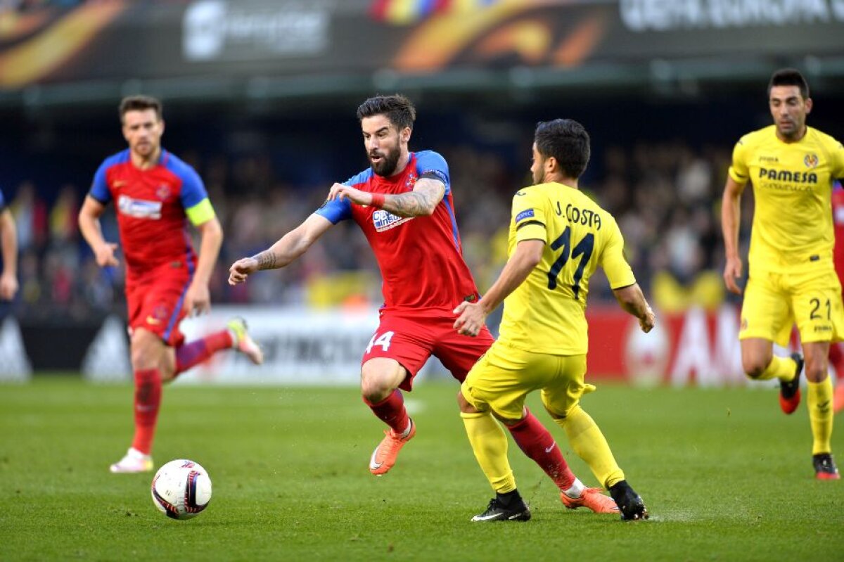FOTO și VIDEO Meci dramatic pe El Madrigal! Steaua pierde în Spania și ratează calificarea în primăvara europeană la un gol