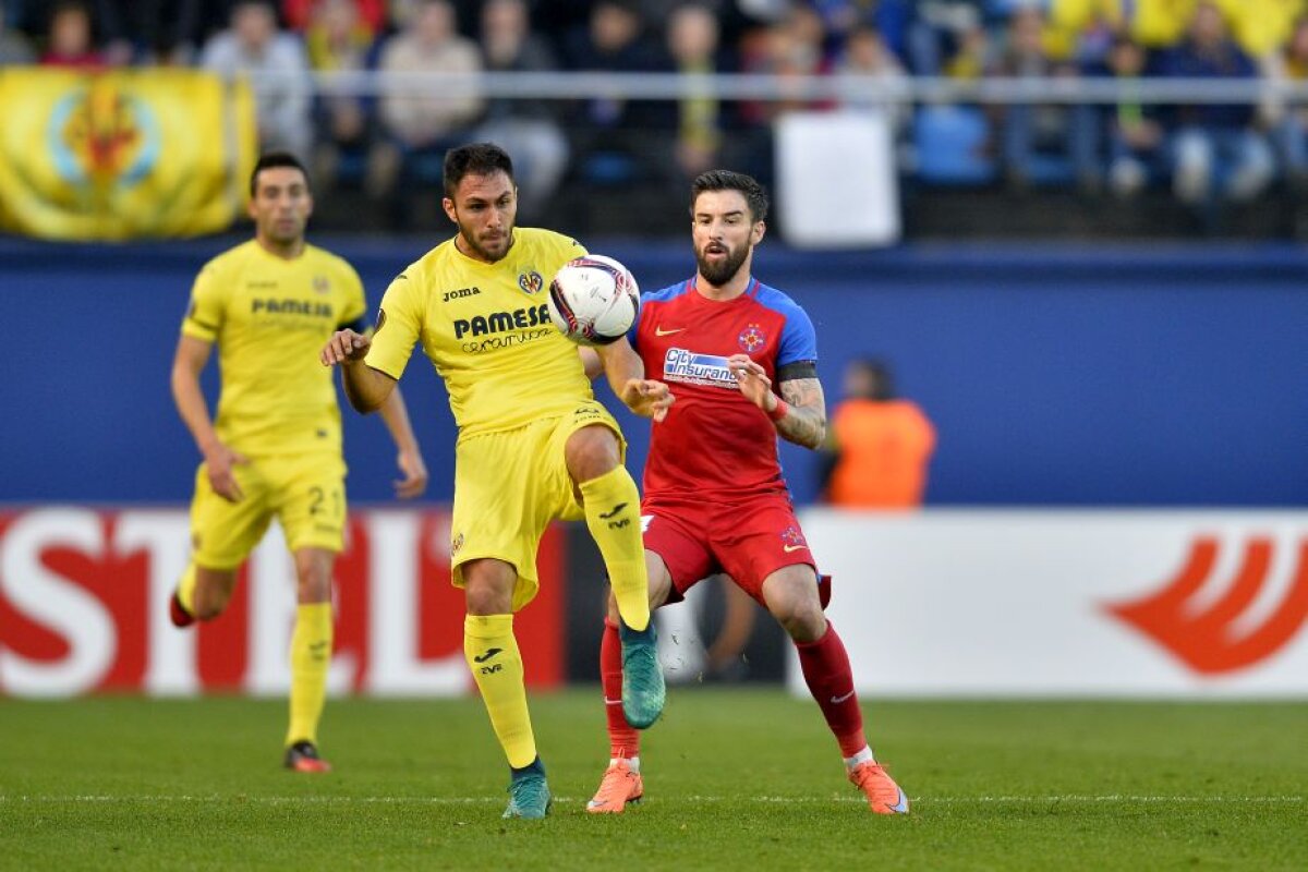 FOTO și VIDEO Meci dramatic pe El Madrigal! Steaua pierde în Spania și ratează calificarea în primăvara europeană la un gol