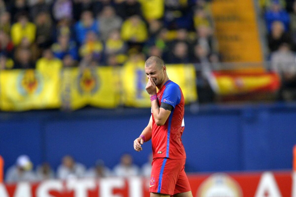 FOTO și VIDEO Meci dramatic pe El Madrigal! Steaua pierde în Spania și ratează calificarea în primăvara europeană la un gol