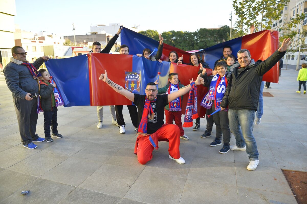 FOTO El Madrigal rumeno » Fanii români au dominat tribunele stadionului din Villarreal