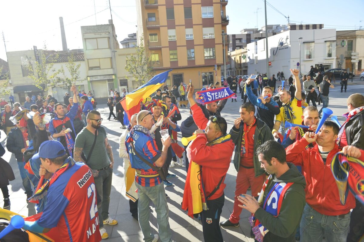 FOTO El Madrigal rumeno » Fanii români au dominat tribunele stadionului din Villarreal