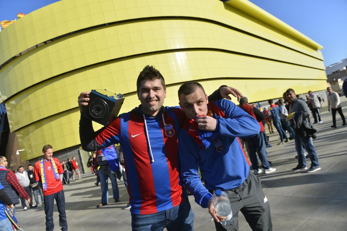 FOTO El Madrigal rumeno » Fanii români au dominat tribunele stadionului din Villarreal