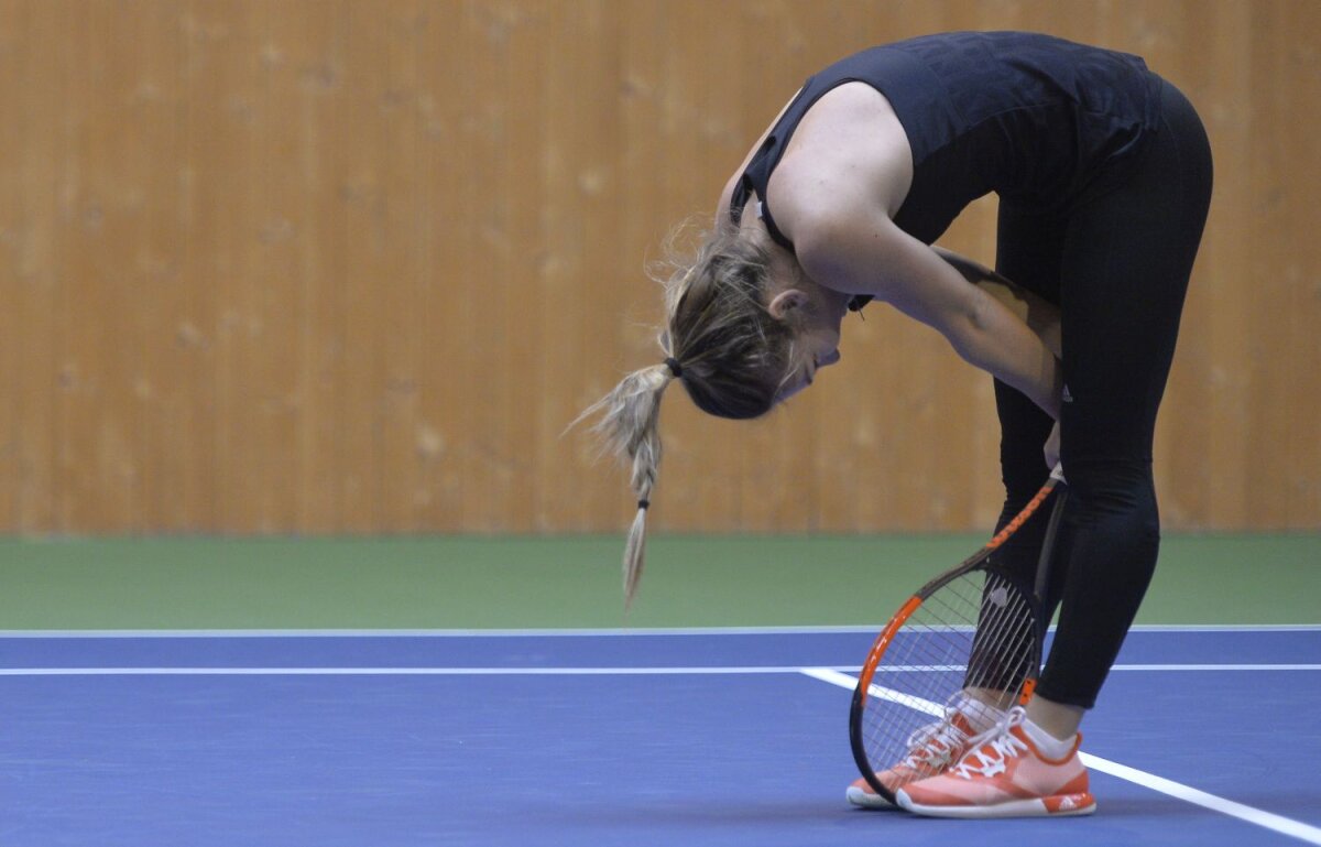 FOTO Munca de acasă » Simona Halep a făcut un antrenament deschis: ”Sunt mult mai pregătită ca anul trecut”