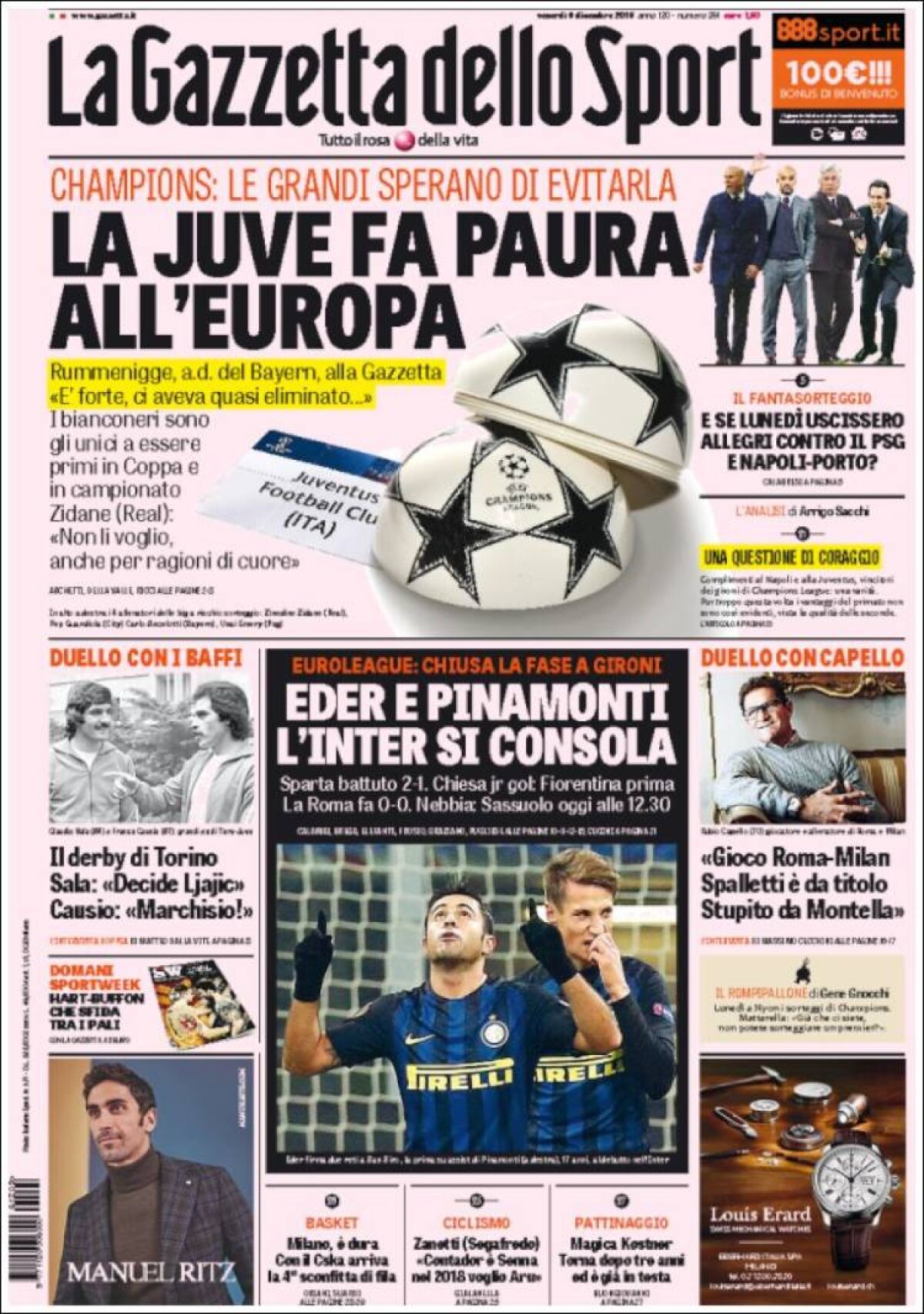 Ce scriu azi ziarele de sport din lume (9 decembrie 2016)