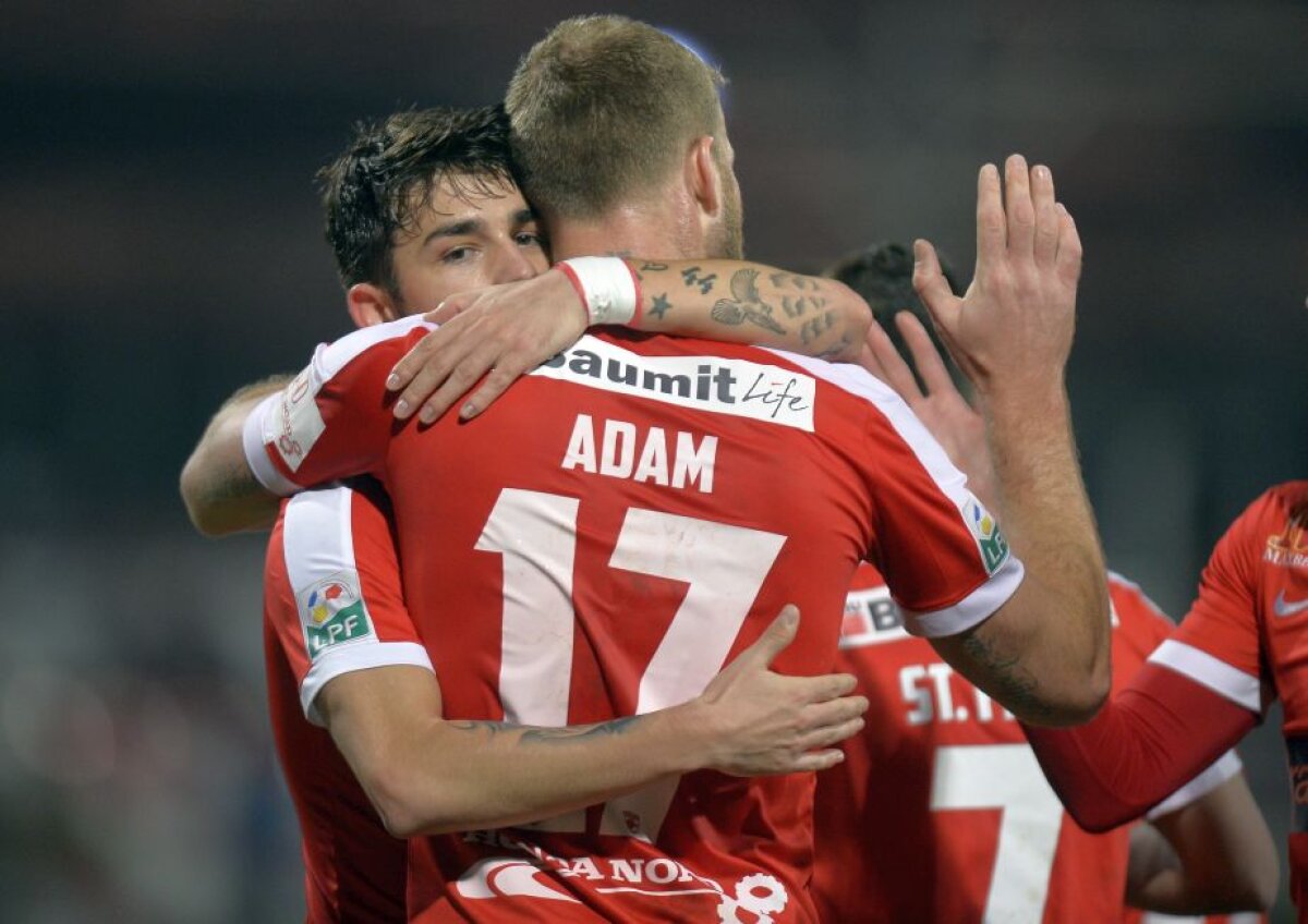 VIDEO, FOTO Dinamo o învinge greu pe ASA, după un gol marcat în prima repriză și un penalty, gratuit acordat, irosit pe final