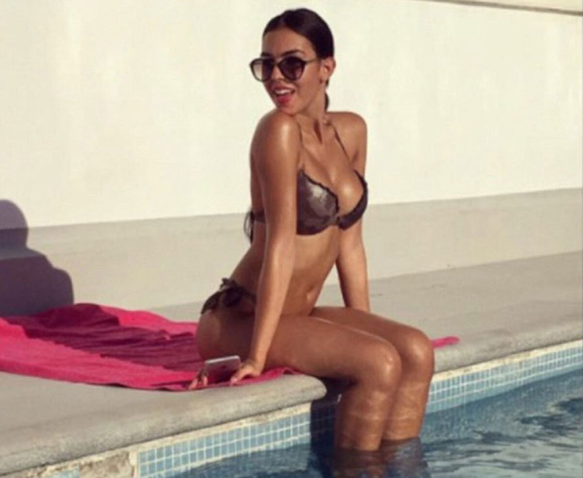 Galerie foto incendiară » Așa arată noua cucerire SUPERSEXY a lui Cristiano Ronaldo! A adus-o cu el la meci