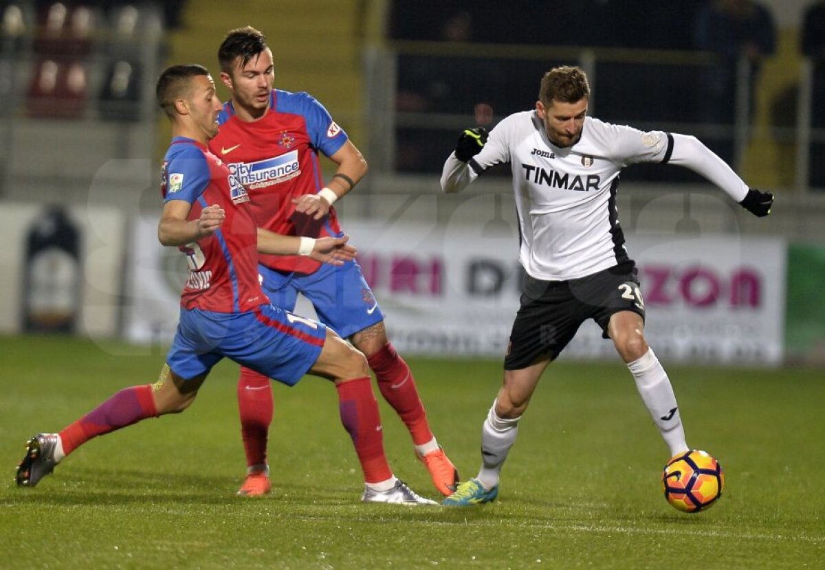 VIDEO+FOTO » Șumudică i-a mai păcălit o dată! » Roș-albaștrii bătuți la Giurgiu la ultima fază a meciului. Gaz Metan rămâne lider