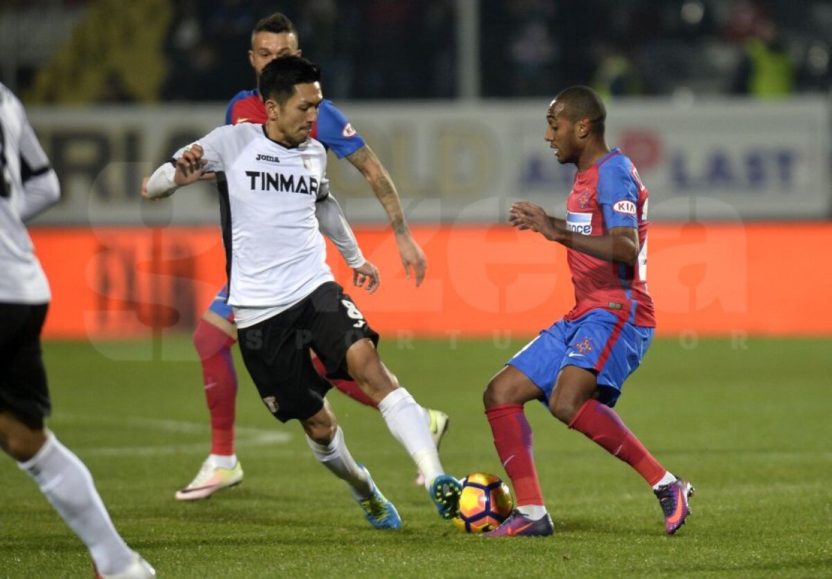 VIDEO+FOTO » Șumudică i-a mai păcălit o dată! » Roș-albaștrii bătuți la Giurgiu la ultima fază a meciului. Gaz Metan rămâne lider