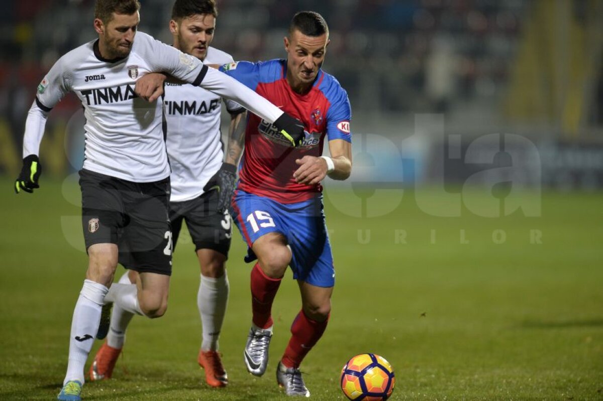 VIDEO+FOTO » Șumudică i-a mai păcălit o dată! » Roș-albaștrii bătuți la Giurgiu la ultima fază a meciului. Gaz Metan rămâne lider