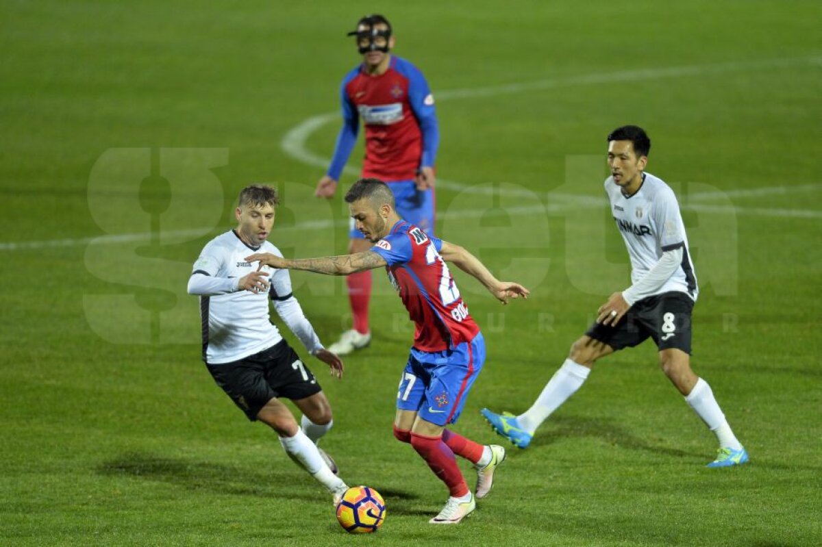 VIDEO+FOTO » Șumudică i-a mai păcălit o dată! » Roș-albaștrii bătuți la Giurgiu la ultima fază a meciului. Gaz Metan rămâne lider