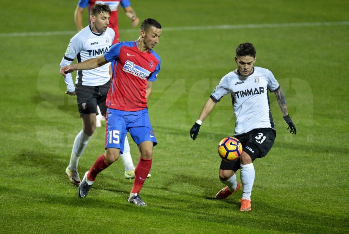 VIDEO+FOTO » Șumudică i-a mai păcălit o dată! » Roș-albaștrii bătuți la Giurgiu la ultima fază a meciului. Gaz Metan rămâne lider