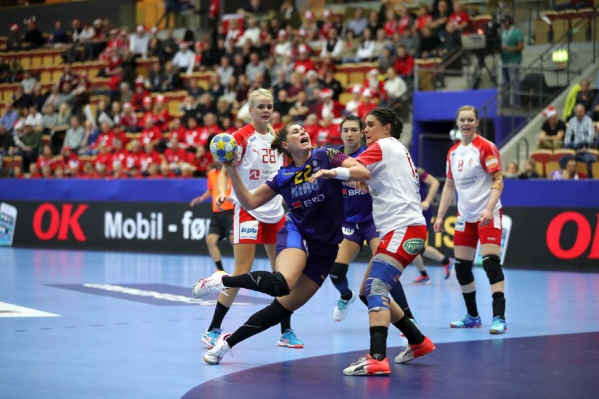 VIDEO+FOTO » România pierde în fața Danemarcei, 17-21, și ratează calificarea în semifinale! Cu cine vor juca "tricolorele" pentru locurile 5-6