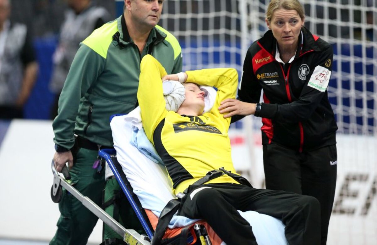 FOTO La un pas de tragedie » Momente de groază la finalul meciului dintre România și Germania 