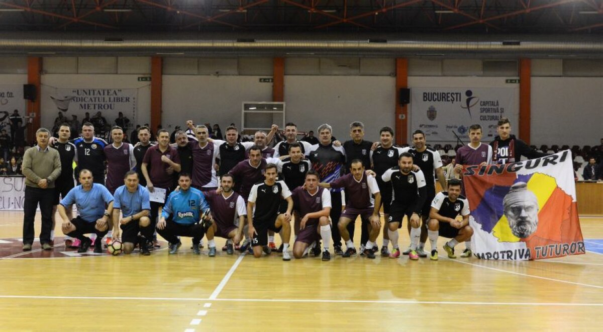 FOTO Spectacol ca pe vremuri la disputa old boys dintre Rapid și Sportul » Gigel Bucur, 4 goluri