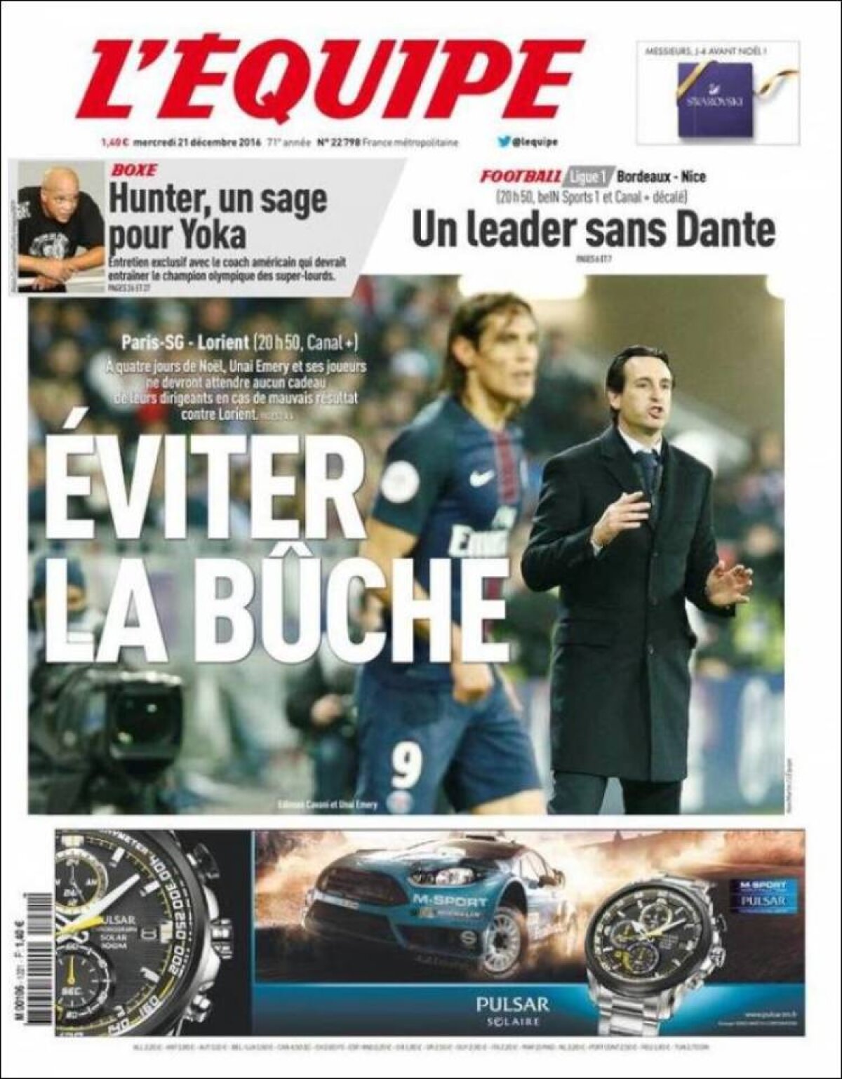 Ce scriu azi ziarele de sport din lume (21 decembrie 2016)