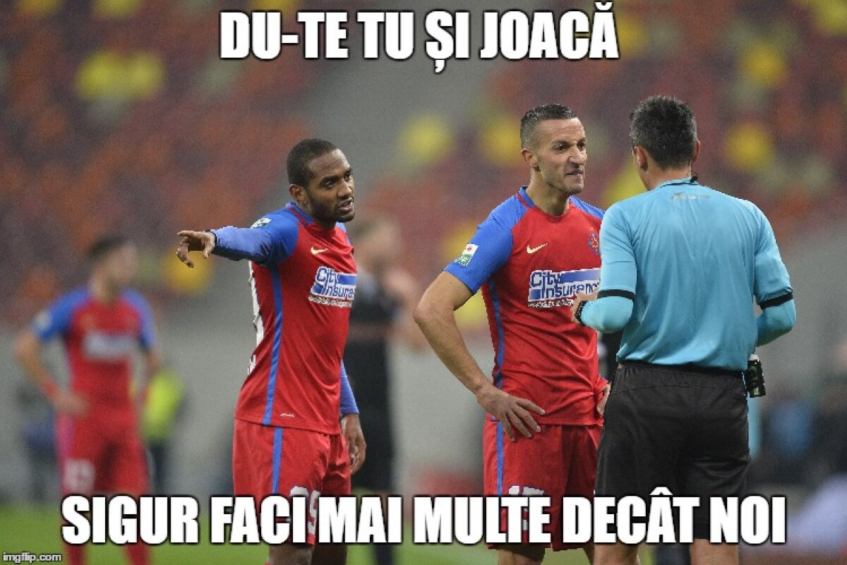 GALERIE FOTO Steaua, motiv de caterincă pe net după dezastrul cu Dinamo! 8 MEME-uri ironice după Derby: tramvaiul 41, loc de "pelerinaj" pentru "câini" :D
