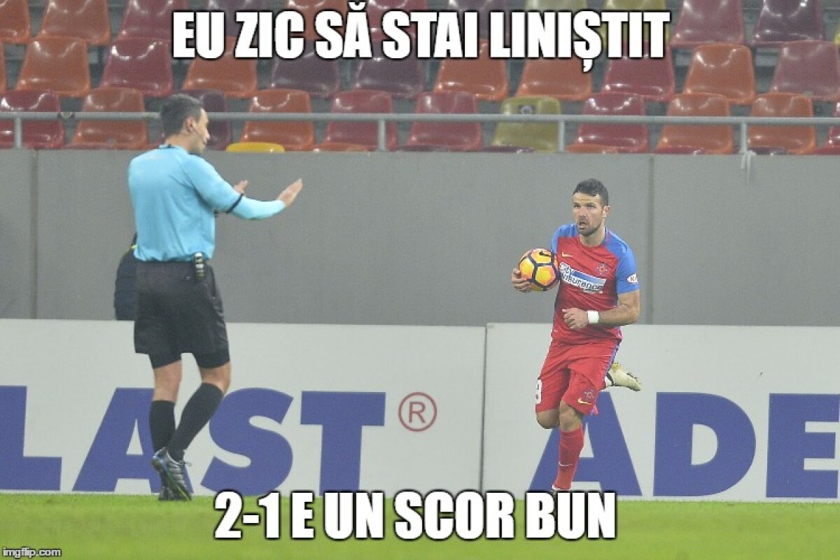 GALERIE FOTO Steaua, motiv de caterincă pe net după dezastrul cu Dinamo! 8 MEME-uri ironice după Derby: tramvaiul 41, loc de "pelerinaj" pentru "câini" :D