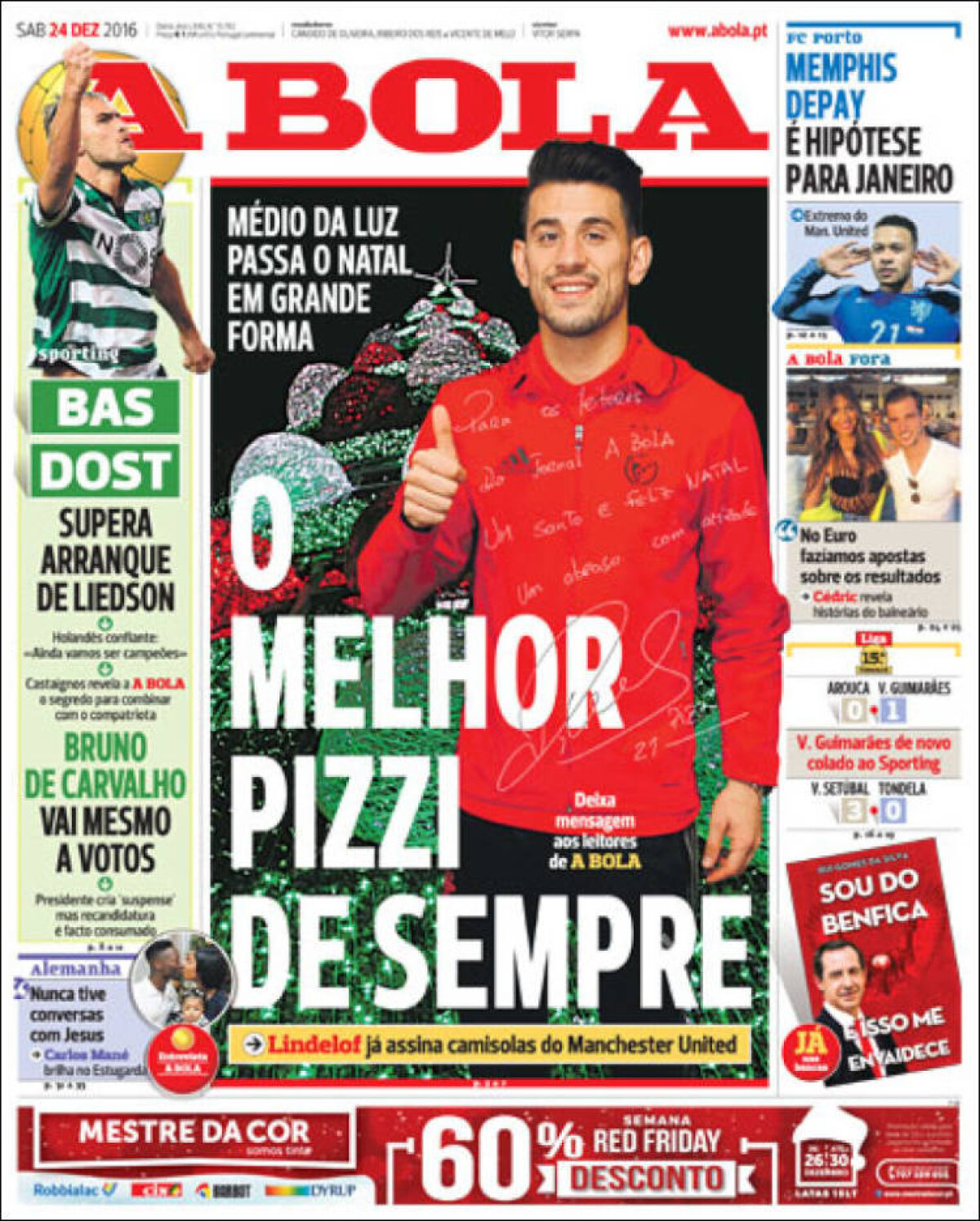 Ce scriu azi ziarele de sport din lume (24 decembrie 2016)